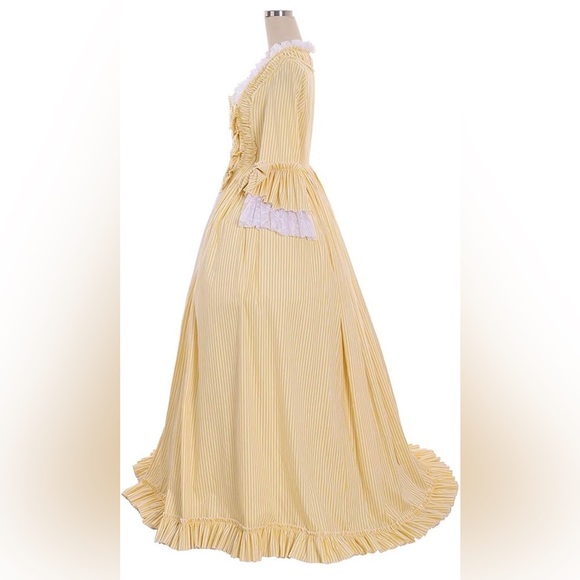 Cosplay Rococo Women's Colonial Georgian Marie Antoinette 18th Century Rococo - Picture 3 of 11